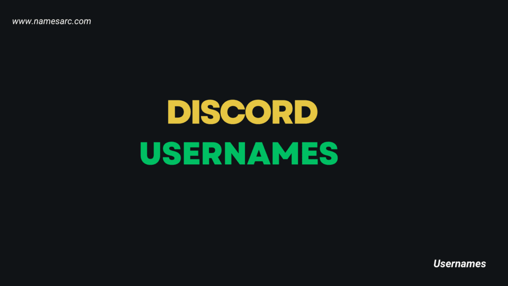 Discord Usernames