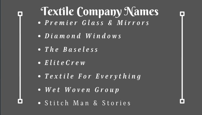 Names of Fabric Companies