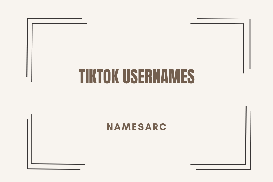 Tiktok Usernames